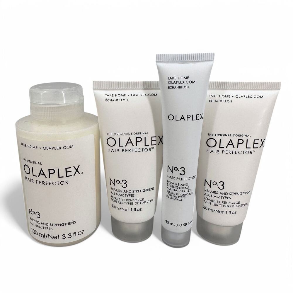 Olaplex Hair Perfector No 3 Lot 3.3 oz Bottle plus Take Home Tubes NEW